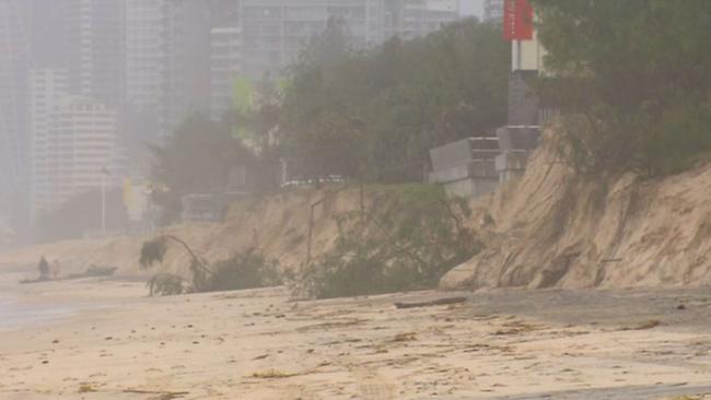 The impact of Ex-Cyclone Alfred: Gold Coast beaches struggle with severe erosion, leaving iconic areas like Surfers Paradise and Main Beach in recovery.