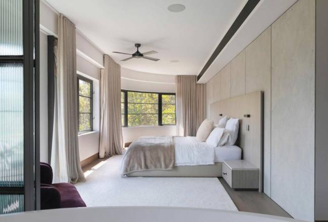 The master bedroom.