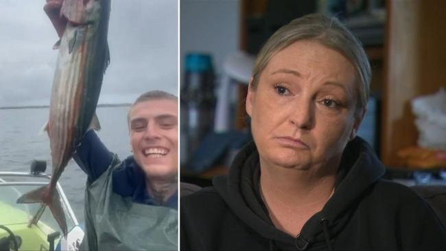 Amanda McLaghlan (right) calls for urgent road safety upgrades after son Liam Carr (left) was killed in a car crash in 2022.