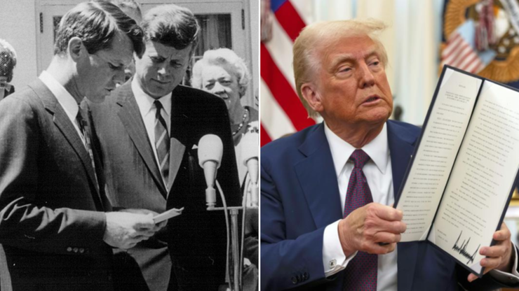 US President Donald Trump signed an executive order in January to release RFK-linked documents. (AP PHOTO)