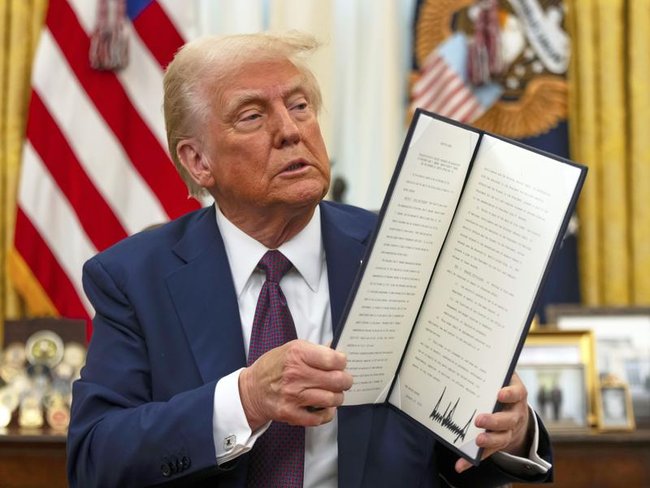 US President Donald Trump signed an executive order in January to release RFK-linked documents. (AP PHOTO)