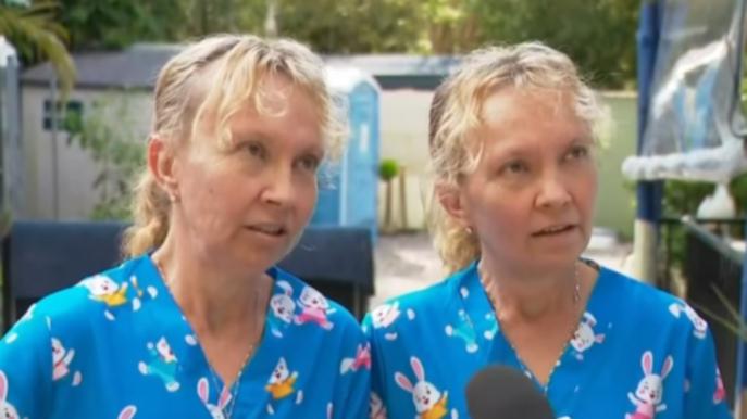 Twinnies, Paula and Bridgette Powers.