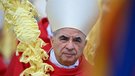 Italian Cardinal Giovanni Angelo Becciu, pictured at St. Peter’s Square in the Vatican, was convicted of financial crimes.