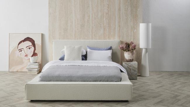 Riley Boucle Bed Frame.