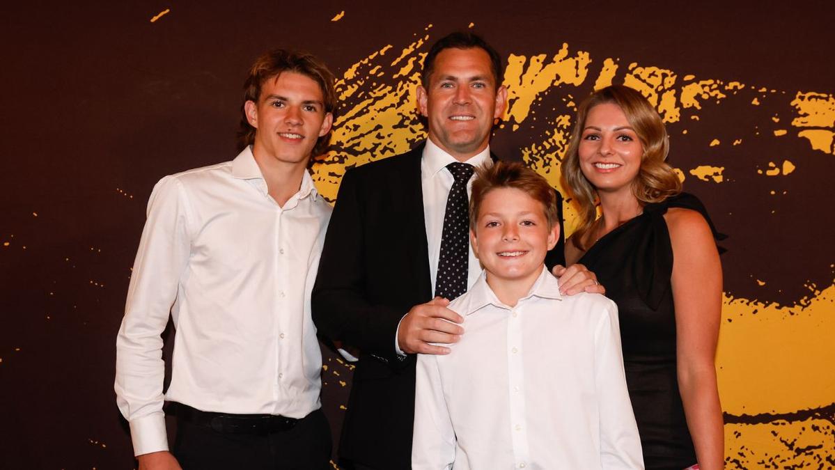 Both Hawthorn and Brisbane have their eye on Luke Hodge’s oldest son, Cooper. 