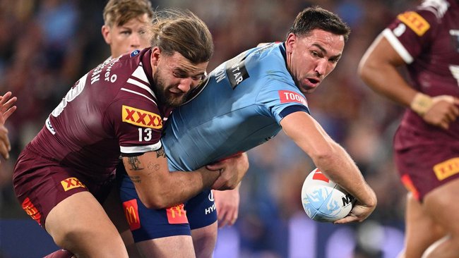 Hamstring tightness has put the Blues' Reece Robson in doubt for the second Origin clash.
