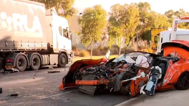 Vikramjeet Singh was allegedly behind the wheel of a Ford Mustang which hit the back of a parked semi-trailer in Truganina.