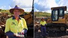 Tim, a heavy machinery operator spotted an unusual container that had the 4 medals in it. 