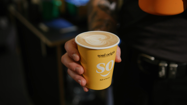 Soul Origin serves up Aussies favourite coffee crafted with premium beans.