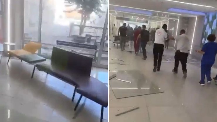 A hospital in Israel has been struck by Iran.