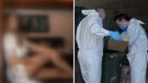 Police and forensics have spent the day at a Port Lincoln home where a man was allegedly murdered by a former reality TV star.