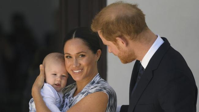 The Sussexes with baby Archie